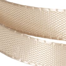 Artikel Geschenkband Stoff Beige 10mm x 50m für Verpackungen und Dekoration
