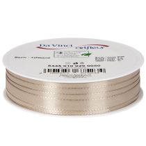 Artikel Geschenkband Stoff Beige 10mm x 50m für Verpackungen und Dekoration