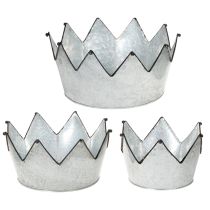 Artikel Dekoschale Metallschale Krone Ø26,5/22,5/19cm 3er-Set