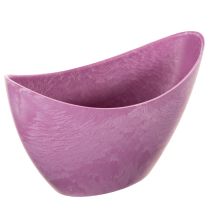 Artikel Dekoschale Plastik Pink 20cm x 9cm H11,5cm  1 St