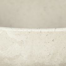 Artikel Dekoschale Creme Plastikschale rund Ø19cm H8cm für Floristen