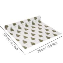 Artikel Dekostoff Meterware Weihnachten 35x120cm Motive Tannenbäume Schleifen 2 Rollen