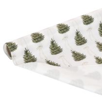 Artikel Dekostoff Meterware Weihnachten 35x120cm Motive Tannenbäume Schleifen 2 Rollen