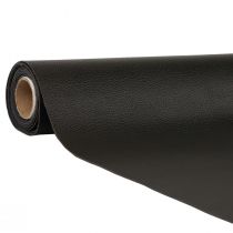 Artikel Kunstleder Schwarz Dekostoff Schwarz Leder 33cm×1,35m