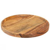 Artikel Dekoteller Holztablett Akazie Natur Ø20cm geölt