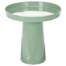 Artikel Dekoteller Metall Grün Rund 20 cm