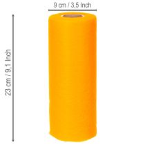 Artikel Vliestischläufer Gelb 23 cm x 25 m Rolle für Tischdekoration