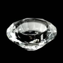 Teelichthalter Kerzenhalter Diamant Klar Ø7cm