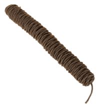 Artikel Handgemachte Wollkordel Braun 55m Dekoschnur für Floristik und Bastelideen