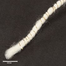 Artikel Wollkordel Weiß mit Goldfaden 5m x 5mm – Dekokordel mit Draht für Basteln und Floristik