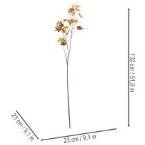 Artikel Künstlicher Amberbaumzweig mit Fruchtständen 132cm Herbstfarben Kunststoff