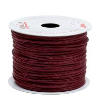 Draht umwickelt 50m Bordeaux