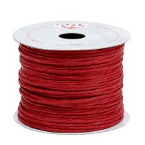 Draht umwickelt 50m Rot