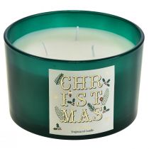 Dreidochtkerze Weihnachten Duftkerze im Glas Tanne Ø13cm