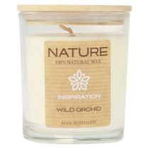 Artikel Duftkerze im Glas Naturwachs Kerze Wild Orchid 85×70mm