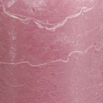 Artikel Durchgefärbte Stumpenkerzen Rosa Altrosa 70x100mm 4er Set für stilvolle Dekoration & Atmosphäre