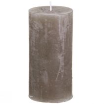 Artikel Durchgefärbte Kerzen Braun Stumpenkerzen 50×100mm 4 Stück Dekor-Eleganz