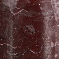 Artikel Durchgefärbte Stumpenkerzen Burgund 70x120mm - Set aus 4 für stimmungsvolle Dekoration