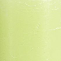 Artikel Durchgefärbte Kerzen Lime Grün Stumpenkerzen 70×120mm Deko-Accessoire 4er Set