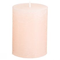 Artikel Durchgefärbte Stumpenkerzen in Rosa 60x80mm, 4er Set - Charmantes Ambiente & Deko Highlight