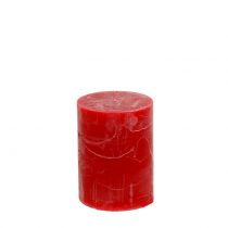 Artikel Durchgefärbte Kerzen Rot 60x80mm 4St