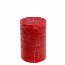 Artikel Durchgefärbte Kerzen Rot 70x120mm 4 St