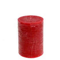 Artikel Durchgefärbte Kerzen Rot 85x120mm 2 St