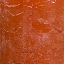 Artikel Durchgefärbte Kerzen Rotbraun Stumpen 60×100mm 4 Stück für Dekoration & Ambiente