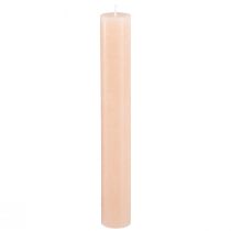 Artikel Durchgefärbte Tafelkerzen Apricot 34x240mm, Stilvolle Kerzen für Deko & Events, 4er-Set