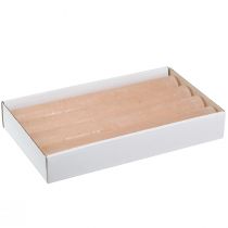 Artikel Durchgefärbte Tafelkerzen Apricot 34x240mm, Stilvolle Kerzen für Deko & Events, 4er-Set