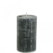 Artikel Durchgefärbte Kerzen Anthrazit Stumpenkerzen 70×120mm 4 St