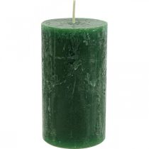 Artikel Durchgefärbte Kerzen Dunkelgrün Stumpenkerzen 60×110mm 4 St