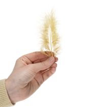 Artikel Echte hellgelbe Federn 5cm–10cm 20g – Kreatives Basteln