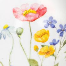 Artikel Hochwertige Osterdeko Ostereier mit Blumenmotiven 6cm 6er-Set Frühling