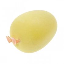 Artikel Osterei mit Beinen Gelb Dekofigur Ei Osterdeko H13cm 4St