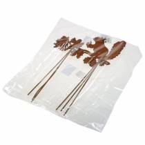 Artikel Gartenstecker Eichhörnchen auf Ast Edelrost Metall H42cm 3St