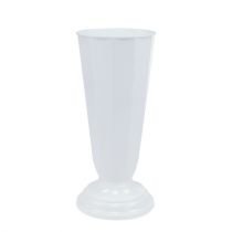 Einstellvase „Szwed" Weiß Ø16cm