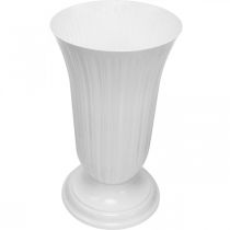 Artikel Einstellvase Lilia Weiß Kunststoff Vase Ø28cm H48cm