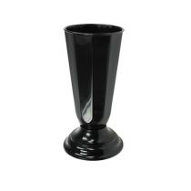 Einstellvase „Szwed“ Schwarz Ø13cm, 1St