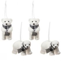 Artikel Eisbär Hängedeko Winterdeko Figuren Set 11×7cm 4St