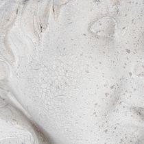 Artikel Dekofigur Wichtelkopf aus Polystone in Grau für Garten und Wohnraum 30 cm