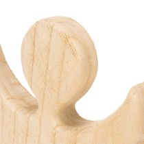 Artikel Holz-Dekofigur Engel 30cm helles Naturholz für Innen