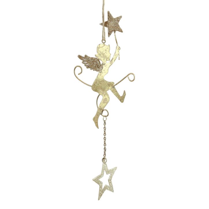 Artikel Engel Anhänger Stern Weihnachtsdeko zum Hängen H28cm 3 St