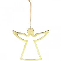 Artikel Metallanhänger, Deko-Engel, Adventsdeko Golden 15×16,5cm