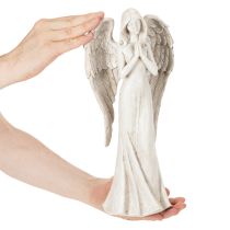 Artikel Engelfigur betend stehend 36 cm weiß für Innenbereiche