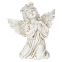 Artikel Engelfigur betend sitzend Grau Polyresin 13cm 2 Stück