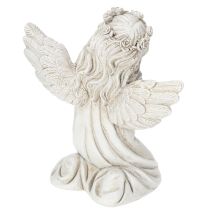 Artikel Engelfigur betend sitzend Grau Polyresin 13cm 2 Stück