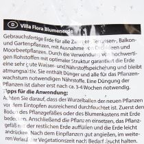 Artikel Erde Villa Flora Blumenerde 18L