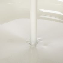 Artikel Etagere dreistufig aus Metall in Grau 55cm – Stilvolle Tischdeko für Hochzeit & Wohnräume