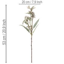 Artikel Künstlicher Eukalyptuszweig 53cm Grün 3er-Set